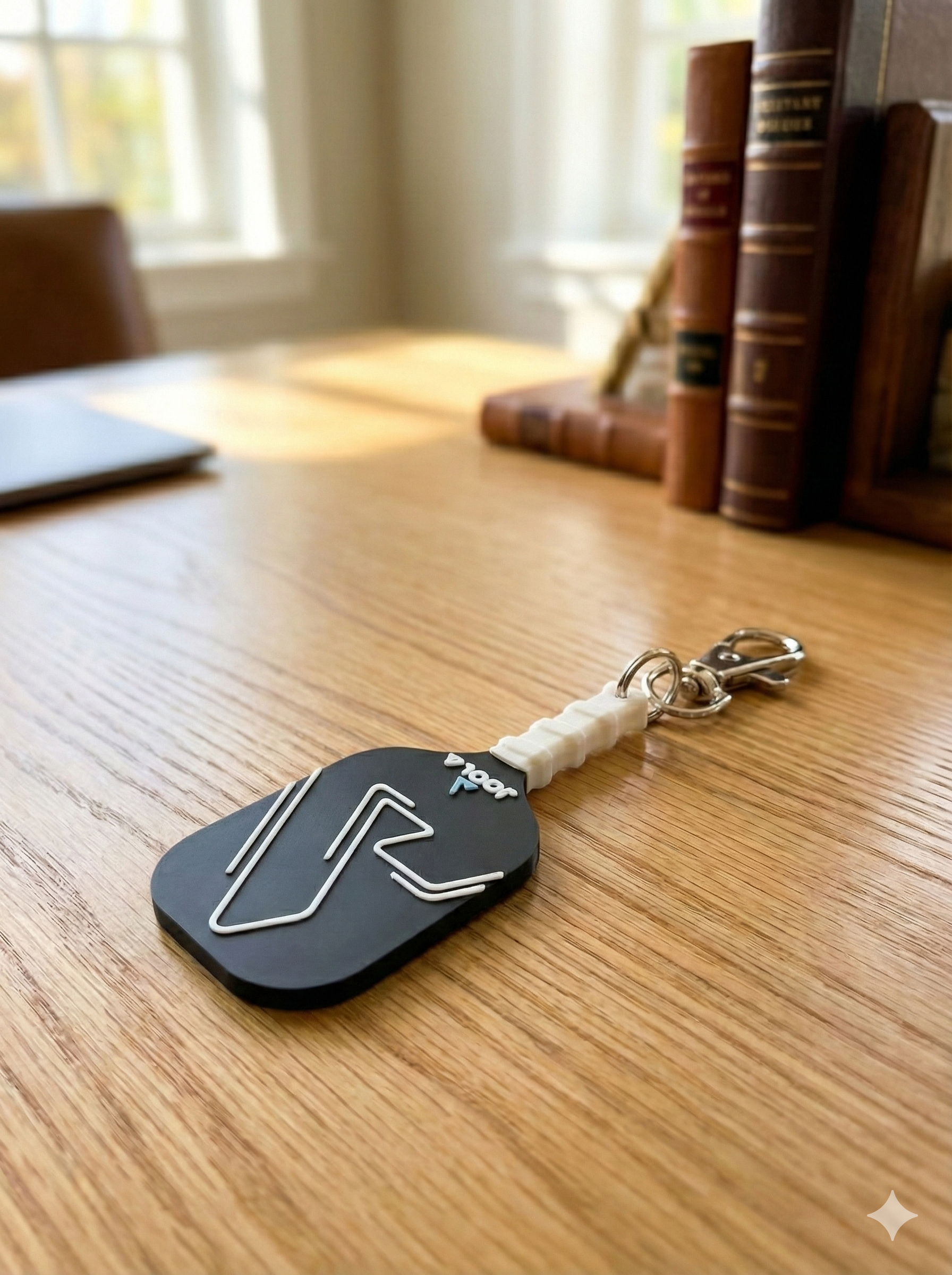 Pickle ball paddle key chain